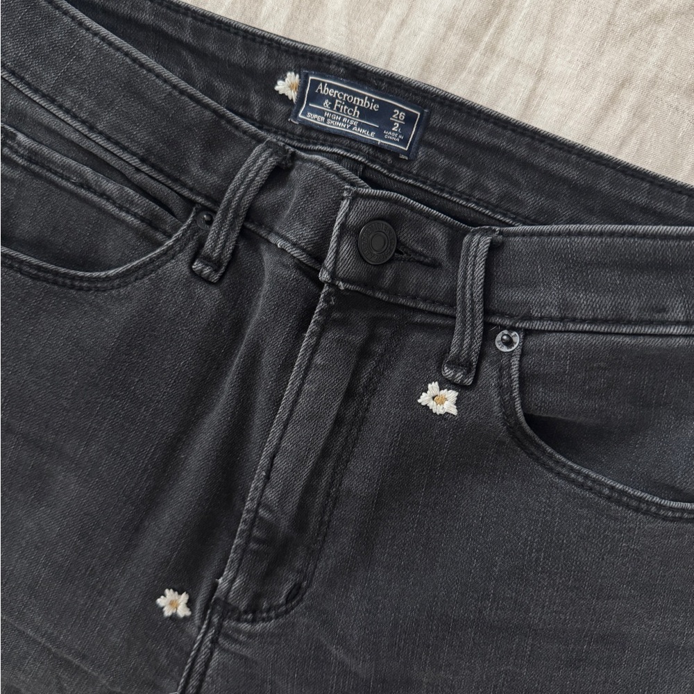 Abercrombie & Fitch high rise super skinny ankle stretch vintage